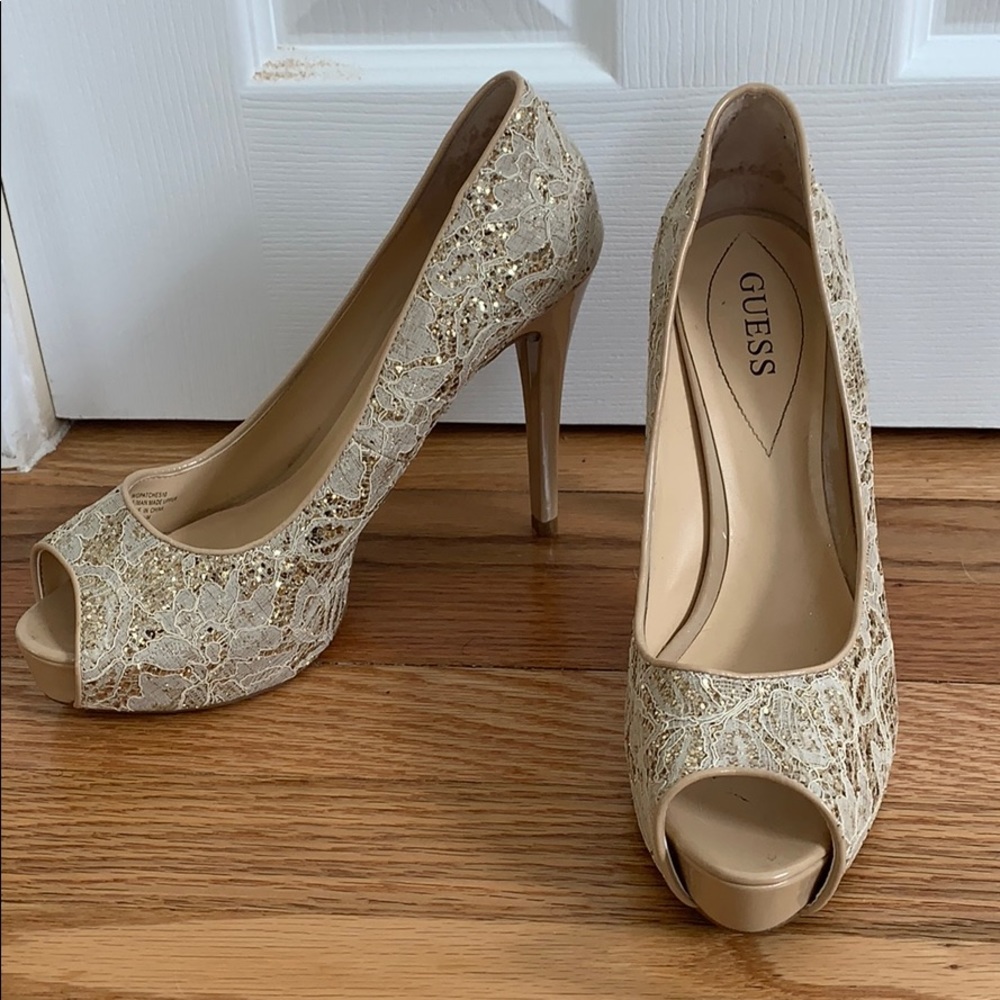 Guess Glitter High Heels